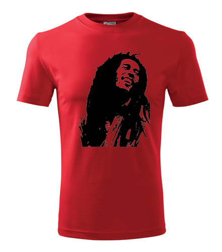 Červené tričko Bob Marley